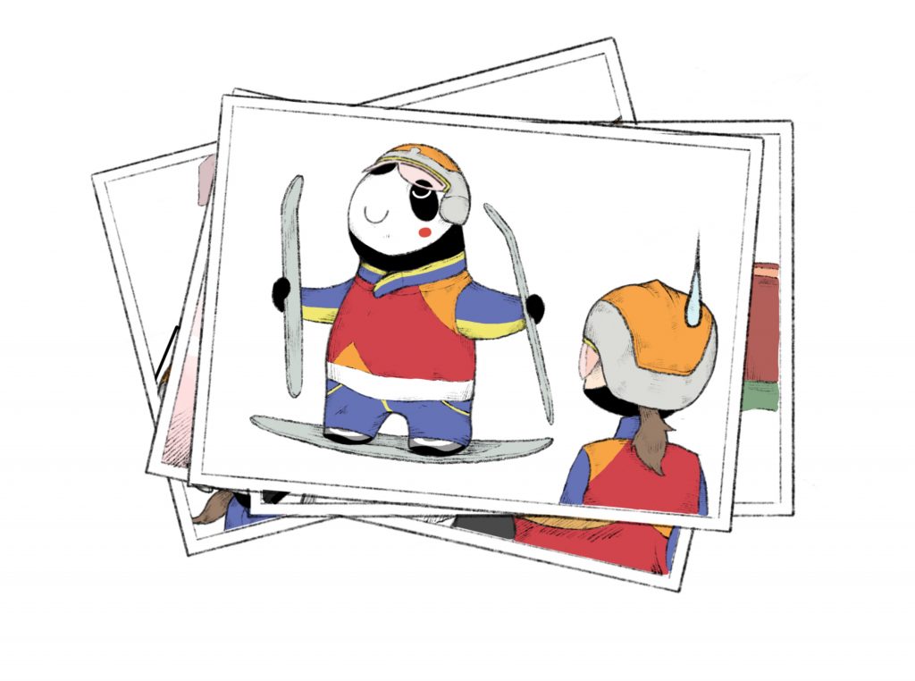 徐梦桃 X 熊猫滚滚条漫的作品