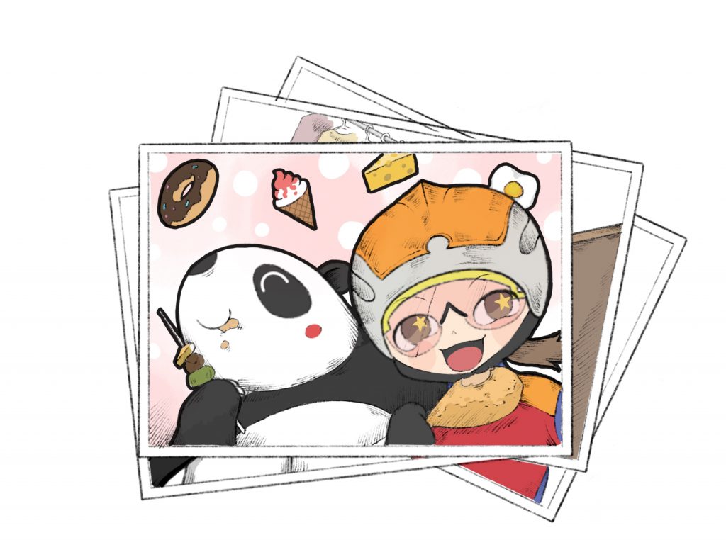 徐梦桃 X 熊猫滚滚条漫的作品